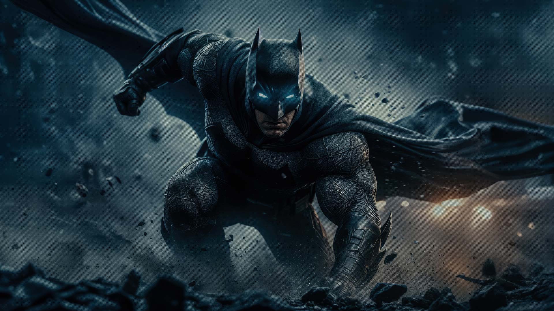 Batman in action pose